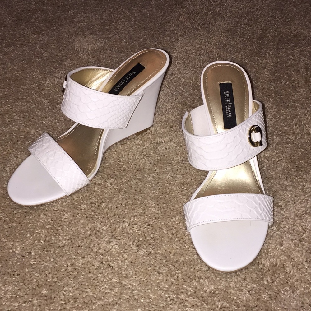 White Wedges from White House-Black Market, 8!
